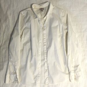 J Crew White Buttondown
